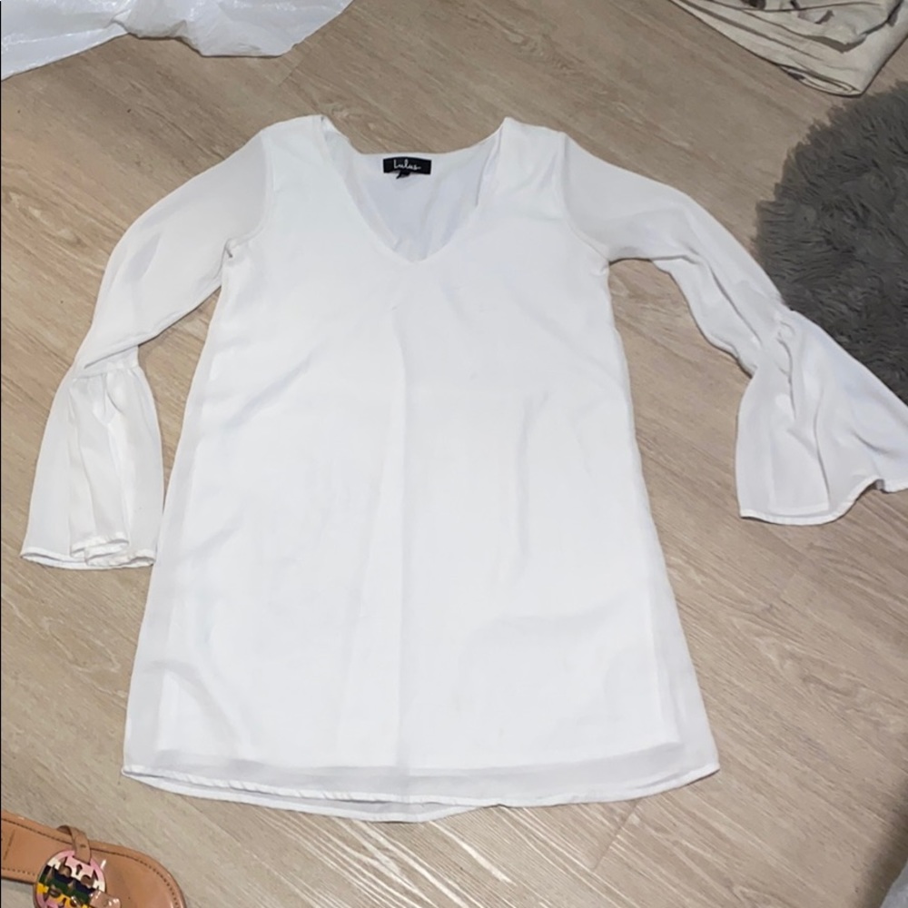 white lulu dress